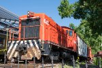 CORX C988 sits on display at the Colorado Railroad Museum 